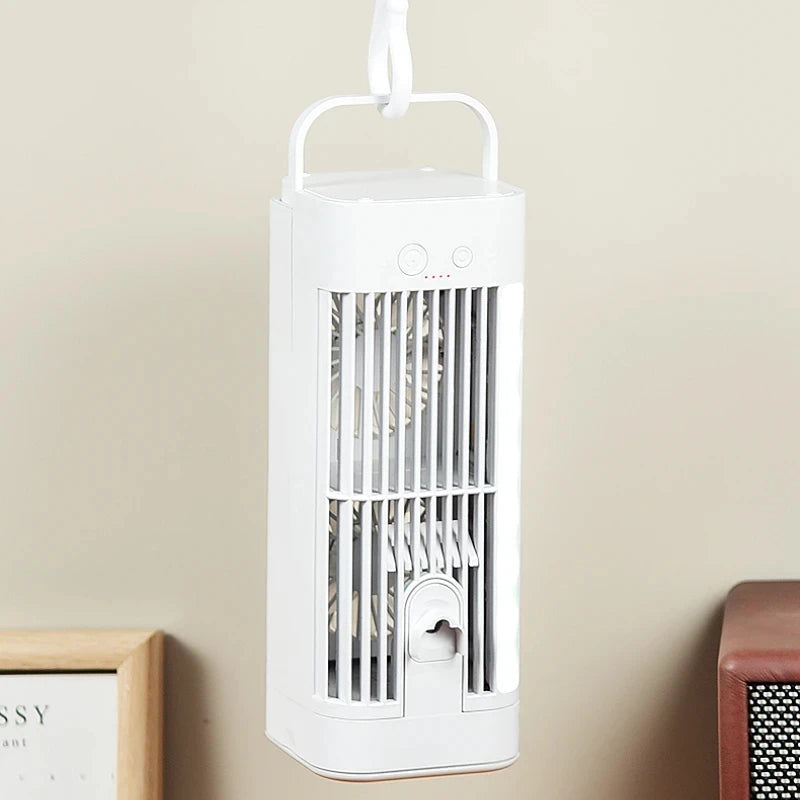 Cool Breeze | Portable Air Conditioner Desk Fan with Humidifier | Compact Cooling Solution for Personalized Comfort