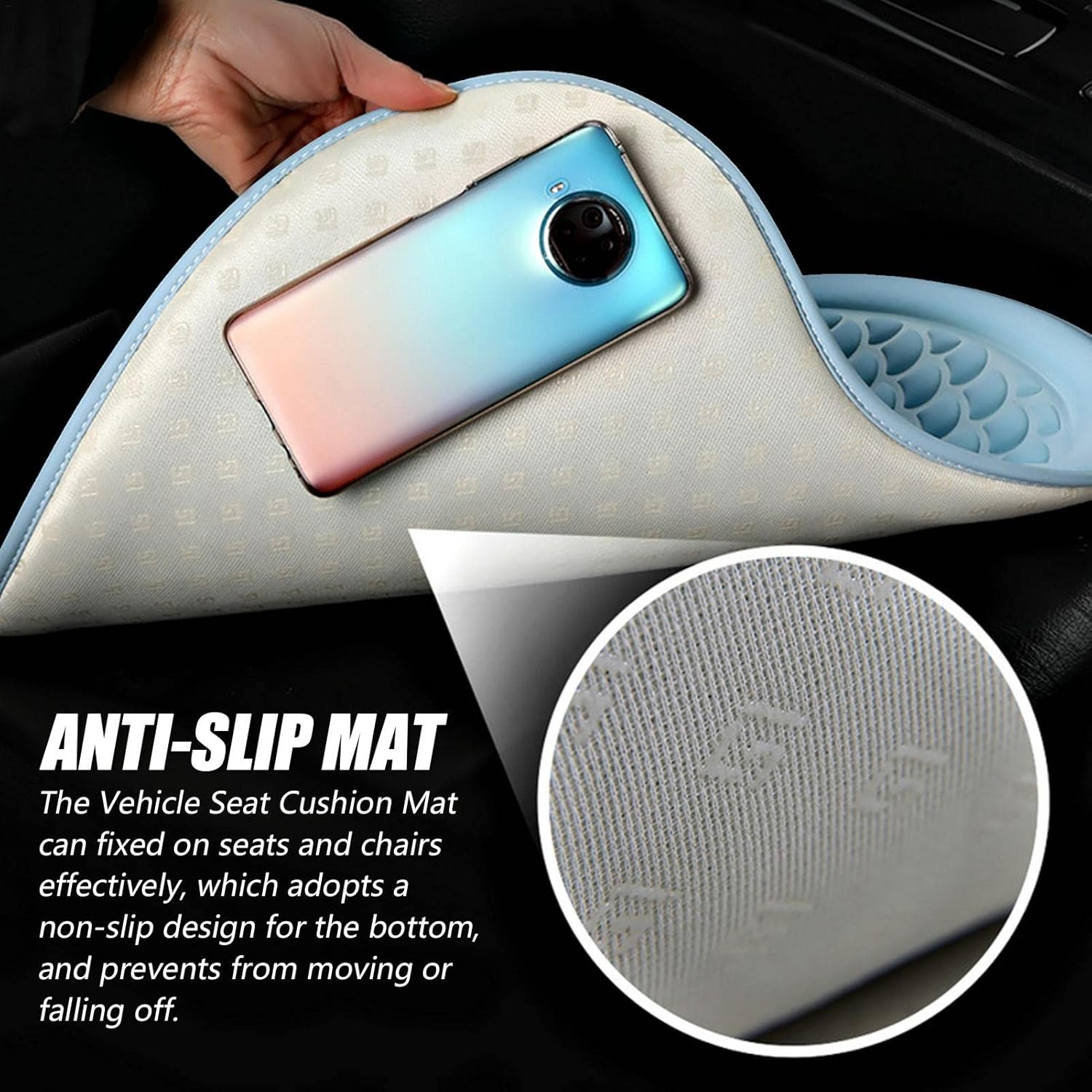Cooling Gel Car Seat Cushion with Breathable Design | Versatile Comfort for Long Travels
