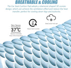 Cooling Gel Car Seat Cushion with Breathable Design | Versatile Comfort for Long Travels