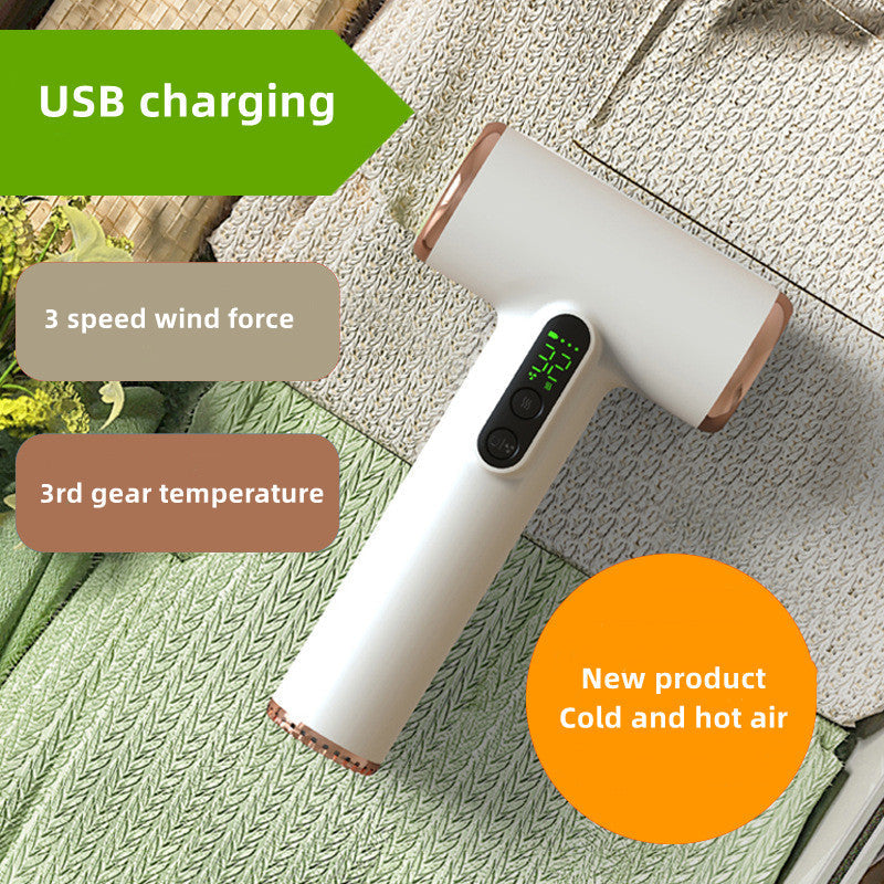 Cordless Hair Dryer | 30,000 RPM Motor & USB Charging | Fast Drying for On-the-Go Styling
