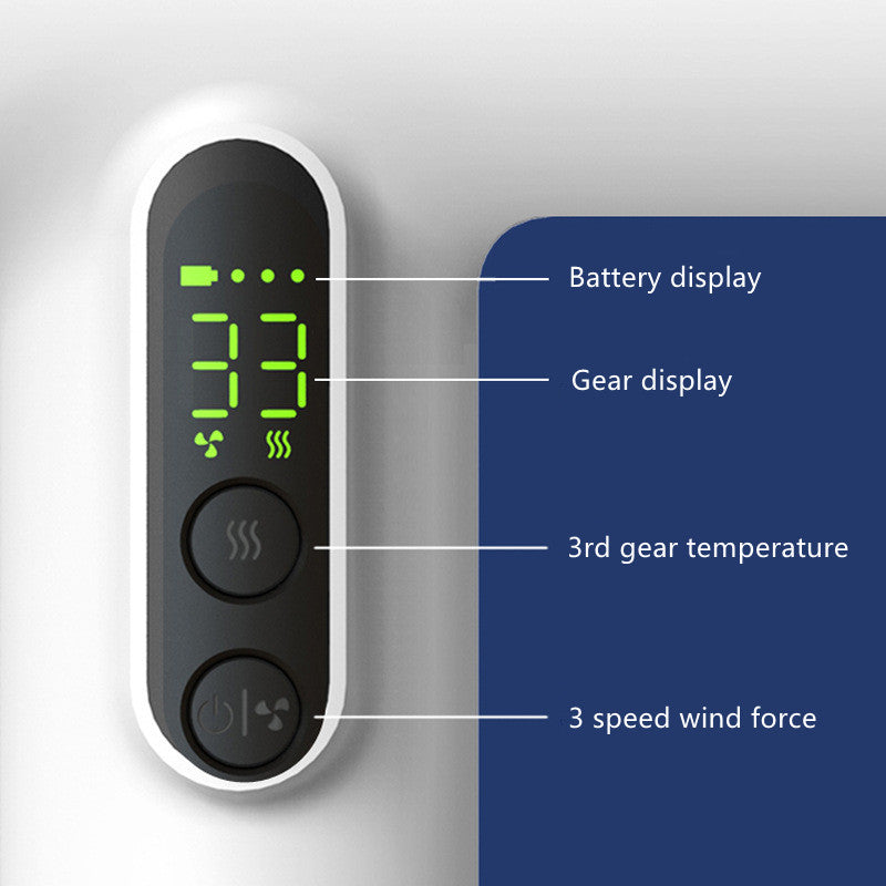 Cordless Hair Dryer | 30,000 RPM Motor & USB Charging | Fast Drying for On-the-Go Styling