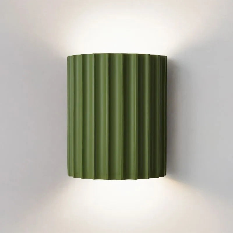 Creative Sconces | Modern Wall Light with Ruffled Lampshade Design | Elegant Ambience for Home Decor