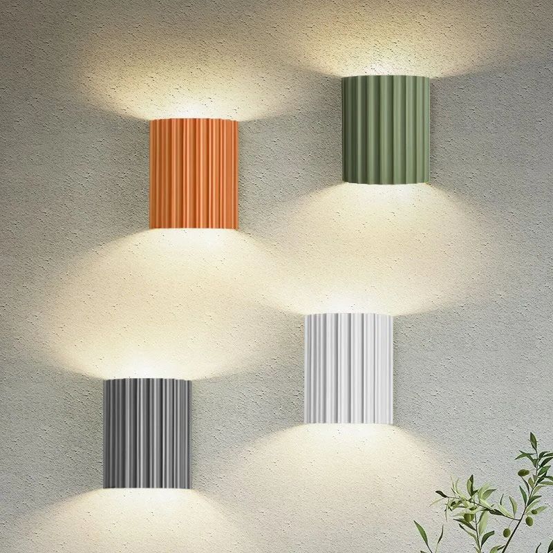 Creative Sconces | Modern Wall Light with Ruffled Lampshade Design | Elegant Ambience for Home Decor