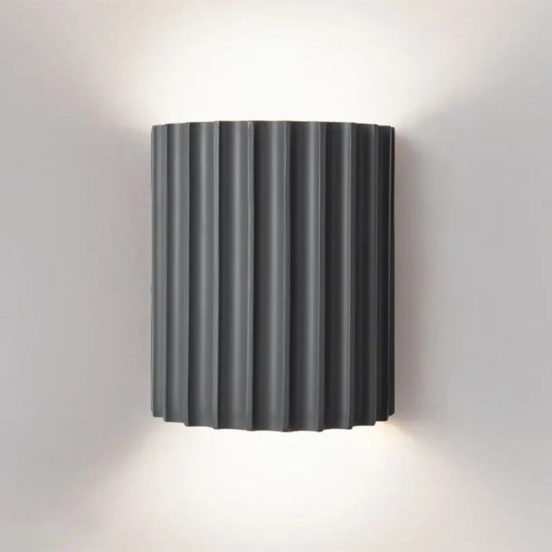 Creative Sconces | Modern Wall Light with Ruffled Lampshade Design | Elegant Ambience for Home Decor