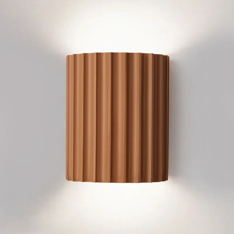Creative Sconces | Modern Wall Light with Ruffled Lampshade Design | Elegant Ambience for Home Decor