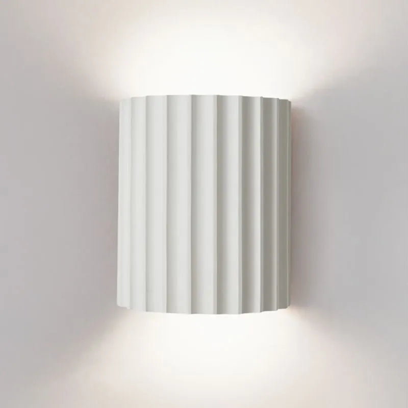 Creative Sconces | Modern Wall Light with Ruffled Lampshade Design | Elegant Ambience for Home Decor