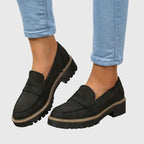 Destiny | Black Loafers for Women with Slip-On Design for All-Day Comfort