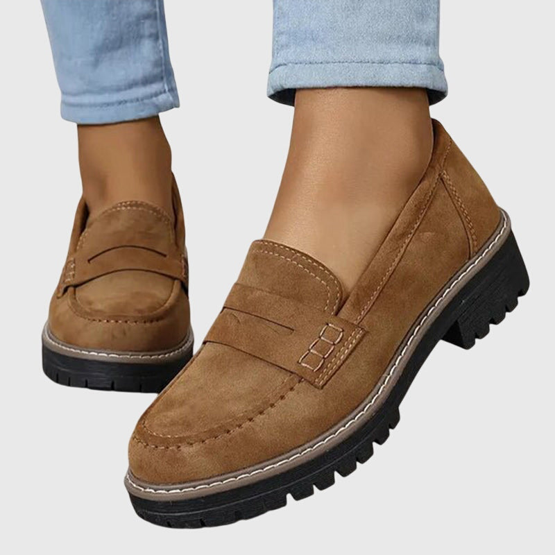 Destiny | Black Loafers for Women with Slip-On Design for All-Day Comfort