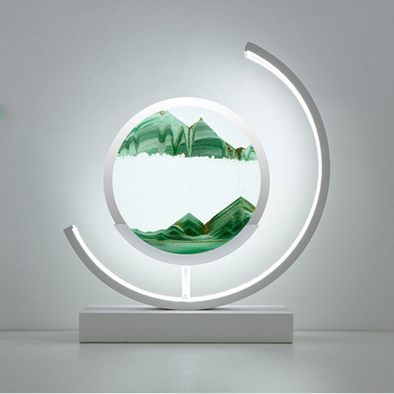 Dynamic Sand Art LED Lamp | Mesmerizing Wall Decor with Remote Control for Serene Home Atmosphere