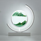 Dynamic Sand Art LED Lamp | Mesmerizing Wall Decor with Remote Control for Serene Home Atmosphere