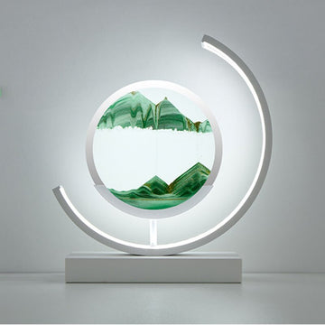 Dynamic Sand Art LED Lamp | Mesmerizing Wall Decor with Remote Control for Serene Home Atmosphere
