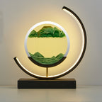 Dynamic Sand Art LED Lamp | Mesmerizing Wall Decor with Remote Control for Serene Home Atmosphere