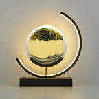Dynamic Sand Art LED Lamp | Mesmerizing Wall Decor with Remote Control for Serene Home Atmosphere