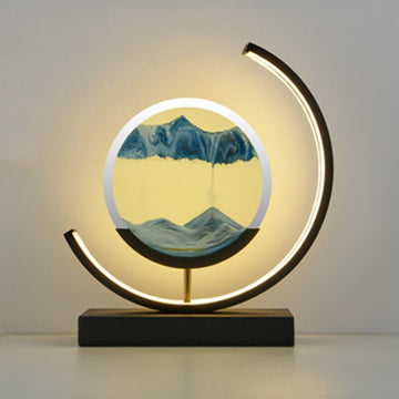 Dynamic Sand Art LED Lamp | Mesmerizing Wall Decor with Remote Control for Serene Home Atmosphere