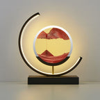 Dynamic Sand Art LED Lamp | Mesmerizing Wall Decor with Remote Control for Serene Home Atmosphere