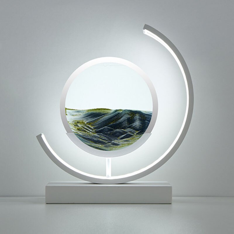 Dynamic Sand Art LED Lamp | Mesmerizing Wall Decor with Remote Control for Serene Home Atmosphere
