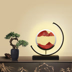 Dynamic Sand Art LED Lamp | Mesmerizing Wall Decor with Remote Control for Serene Home Atmosphere