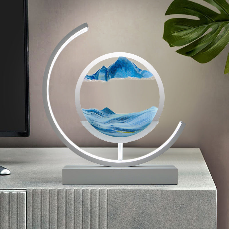 Dynamic Sand Art LED Lamp | Mesmerizing Wall Decor with Remote Control for Serene Home Atmosphere