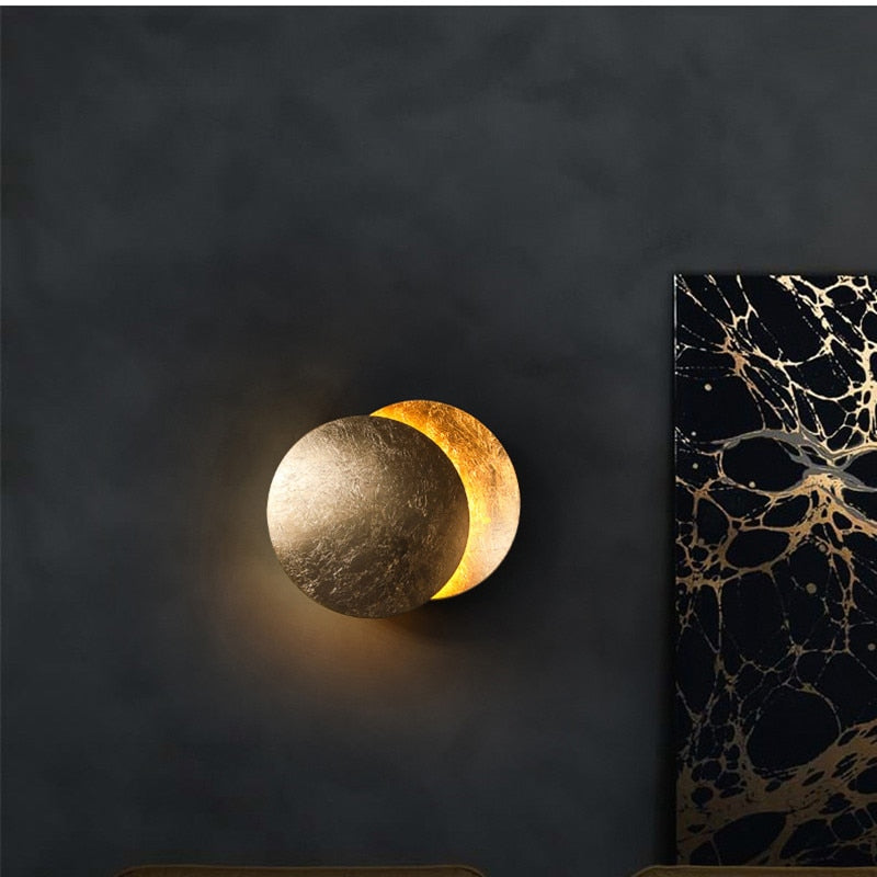 Eclipse | Outdoor Wall Light with Solar-Powered Design | Elegant Home Decor for Enchanting Ambiance