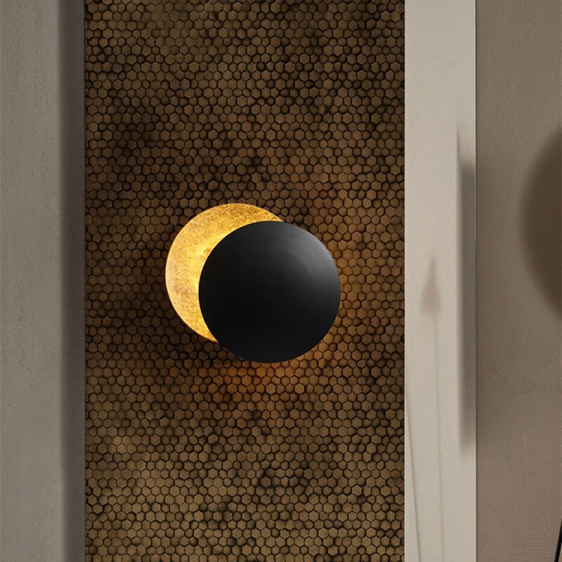 Eclipse | Outdoor Wall Light with Solar-Powered Design | Elegant Home Decor for Enchanting Ambiance