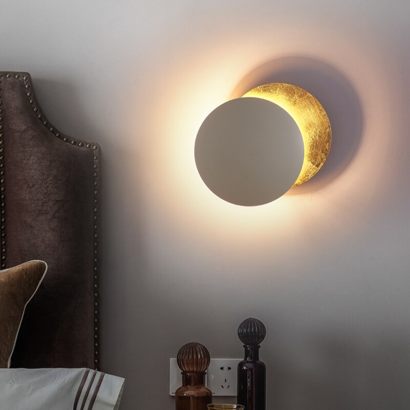 Eclipse | Outdoor Wall Light with Solar-Powered Design | Elegant Home Decor for Enchanting Ambiance