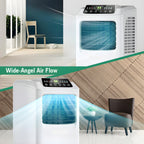 9000 BTU compact portable air conditioner with dehumidifier
