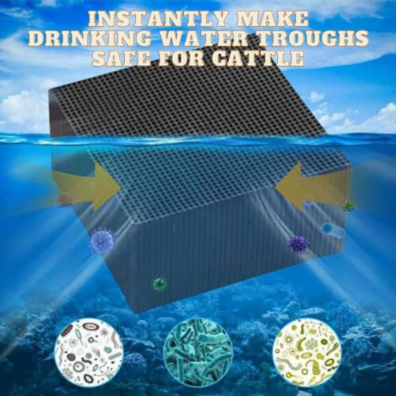 Eco Aqua | Water Purifier BIO-Cube with Activated Carbon | Safe Water Solution for Healthy Pets and Livestock