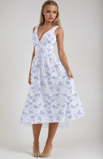 Edith Collection | Women's Summer Dress with Flattering Flowing Shape | Lightweight Comfort for Effortless Style