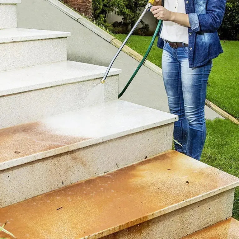 Effortless Clean | High-Pressure Hose Nozzle with Dual Nozzle Options | Durable Design for Versatile Cleaning