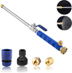 Effortless Clean | High-Pressure Hose Nozzle with Dual Nozzle Options | Durable Design for Versatile Cleaning