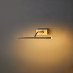 Elegant Brass Picture Light Sconce with Adjustable LED for Art Display