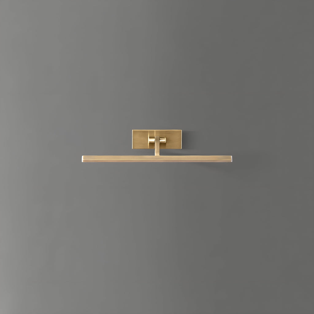 Elegant Brass Picture Light Sconce with Adjustable LED for Art Display