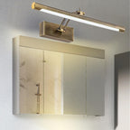 Elegant Brass Picture Light Sconce with Adjustable LED for Art Display