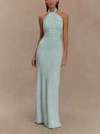 Elegant Collection | Black Maxi Dress with Ruched Detailing | Flattering Silhouette for Timeless Style