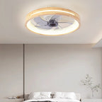 Elegant Collection | Ceiling Fan Light with LED & Solid Wood Design | Stylish Illumination for Modern Bedrooms