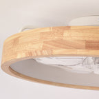 Elegant Collection | Ceiling Fan Light with LED & Solid Wood Design | Stylish Illumination for Modern Bedrooms