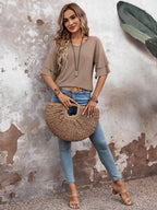 Elegant Collection | White Blouse for Women with Lightweight Fabric | Plus Size Tops for Everyday Comfort