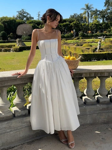 Elegant Collection | Women's Cocktail Midi Dress with Flattering Corset | Timeless Style for Special Occasions