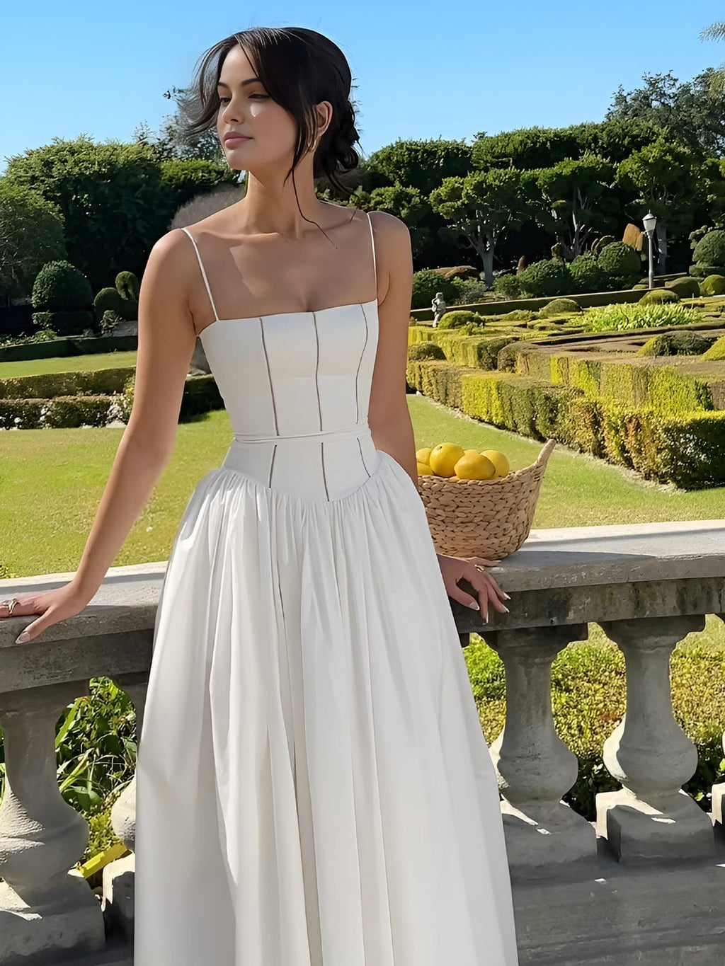 Elegant Collection | Women's Cocktail Midi Dress with Flattering Corset | Timeless Style for Special Occasions