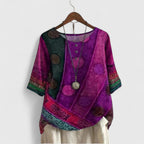 Elegant Collection | Women's Top with Unique Artistic Design | Flattering Blouse for Effortless Style