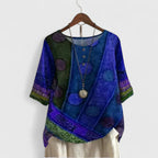Elegant Collection | Women's Top with Unique Artistic Design | Flattering Blouse for Effortless Style