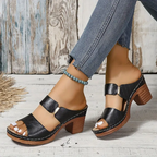 Elegant Comfort | Women's Sandals with Cushioned Support | Orthopedic Footwear for All-Day Comfort