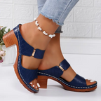 Elegant Comfort | Women's Sandals with Cushioned Support | Orthopedic Footwear for All-Day Comfort