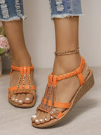 Elegant Comfort | Women's Sandals with Soft Cushioning | Adjustable Design for All-Day Support
