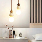 Elegant Cream Pendant Lighting with Bauhaus Design & Warm Ambient Glow for Stylish Interiors