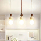 Elegant Cream Pendant Lighting with Bauhaus Design & Warm Ambient Glow for Stylish Interiors