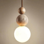 Elegant Cream Pendant Lighting with Bauhaus Design & Warm Ambient Glow for Stylish Interiors