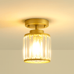 Elegant Crystal Ceiling Light Fixture with Dimmable LED for Luxurious Ambiance