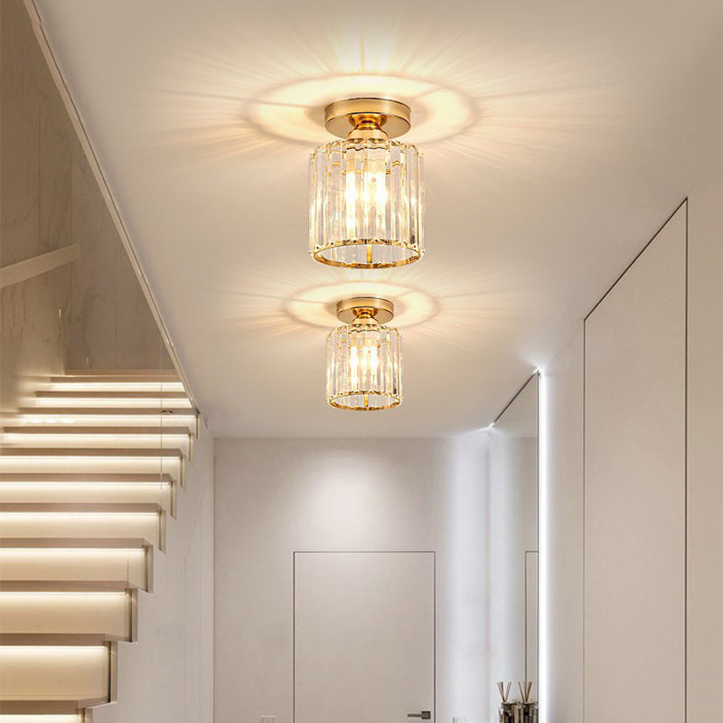 Elegant Crystal Ceiling Light Fixture with Dimmable LED for Luxurious Ambiance
