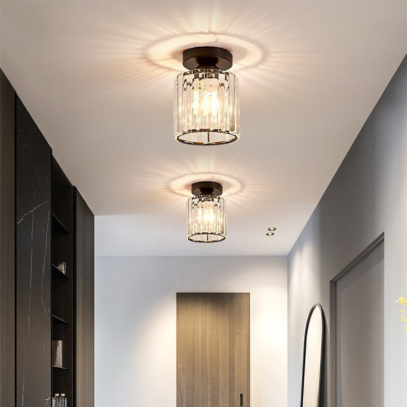 Elegant Crystal Ceiling Light Fixture with Dimmable LED for Luxurious Ambiance